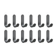 12Pcs Self Adhesive Hooks Heavy Duty Stainless Steel Wall Hooks Waterproof Sticky Hooks Bathroom Hang Towels Keys Coat Bags - V.I.P Digital Presence