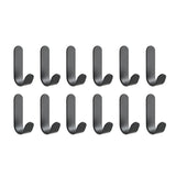 12Pcs Self Adhesive Hooks Heavy Duty Stainless Steel Wall Hooks Waterproof Sticky Hooks Bathroom Hang Towels Keys Coat Bags - V.I.P Digital Presence