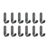 12Pcs Self Adhesive Hooks Heavy Duty Stainless Steel Wall Hooks Waterproof Sticky Hooks Bathroom Hang Towels Keys Coat Bags - V.I.P Digital Presence