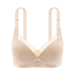 Nursing Underwear Maternity Underwear Front Open Buckle Thin Seamless Bra Cotton Lining Large Size Nursing Bra - V.I.P Digital Presence