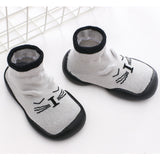 Autumn and Winter Baby Socks Silicone Anti slip Bottom Floor Socks Children's Shoes and Socks Cartoon Rainbow Strips Indoor Walking Shoes and Socks - V.I.P Digital Presence