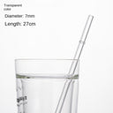 Eco-Friendly High Borosilicate Glass Straw Durable Heat-Resistant Starbucks Kids Straw 27cm Customized - V.I.P Digital Presence