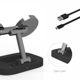 Vertical Magsafe Magnetic Folding Three-in-one Stand Mobile Phone Watch Headset 1 Generation Pen Four-in-one Wireless Charger - V.I.P Digital Presence