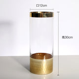 Glass vase modern transparent hydroponic flower vase home decoration ornaments - V.I.P Digital Presence