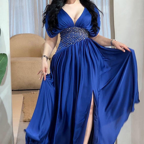 New Style Evening Dress High Slit Sexy Dress - V.I.P Digital Presence