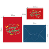 Christmas 3D greeting card, Christmas tree, little penguin cartoon, cute paper carving, handwritten message greeting card - V.I.P Digital Presence