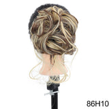 Synthetic Messy Curly Claw Hair Bun Chignon Hair Extensions Scrunchy Fake False Hair With Tail for Women Hairpieces - V.I.P Digital Presence