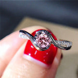 Creative Twisted Arm Eight Heart Eight Arrow Zircon Ring for Women's Engagement Ring - V.I.P Digital Presence