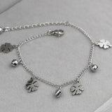 New Arrival Flowers And Bell Anklets For Women Titanium Steel Gold Rose Gold Colors Women Jewelry Anklets Wholesale - V.I.P Digital Presence