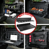 Tailgate Table & MOLLE Panel For Ford Bronco(2021-2024) - 2-Tier Camping Rack - V.I.P Digital Presence