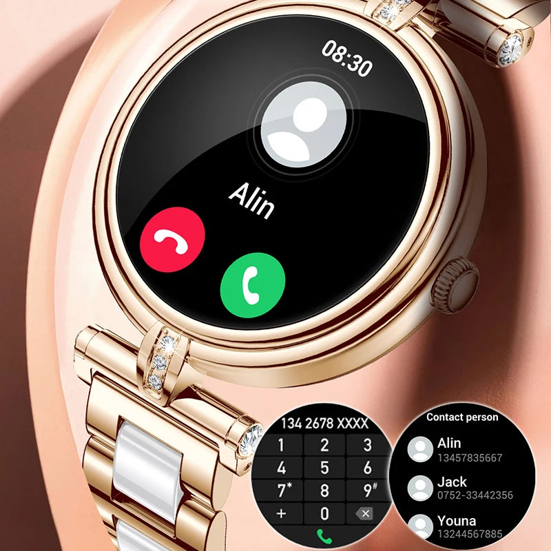 AK62 Smart Watch Women 1.09 Inch HD Screen Custom Watch Face Sports Fitness Tracker Bluetooth Call Lady Smartwatch 2024 - V.I.P Digital Presence