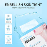 10pcs SADOER Hyaluronic Acid Neck Mask Collagen Firming Neck Masks Nourishing Brightening Beauty Moisturizing Necks Skin Care - V.I.P Digital Presence