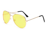 Gafas de sol coloridas Toad Glasses Pilot Hombres y Mujeres Modelos 3025 Gafas de sol reflectantes con película de color