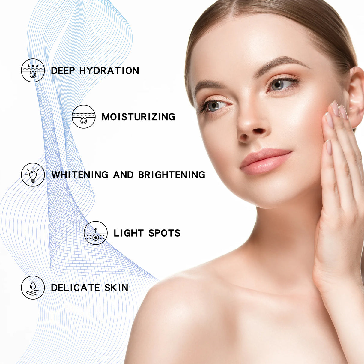 Suero reductor de manchas para el cuidado de la piel que reduce los poros, hidrata, antiarrugas e ilumina la piel.