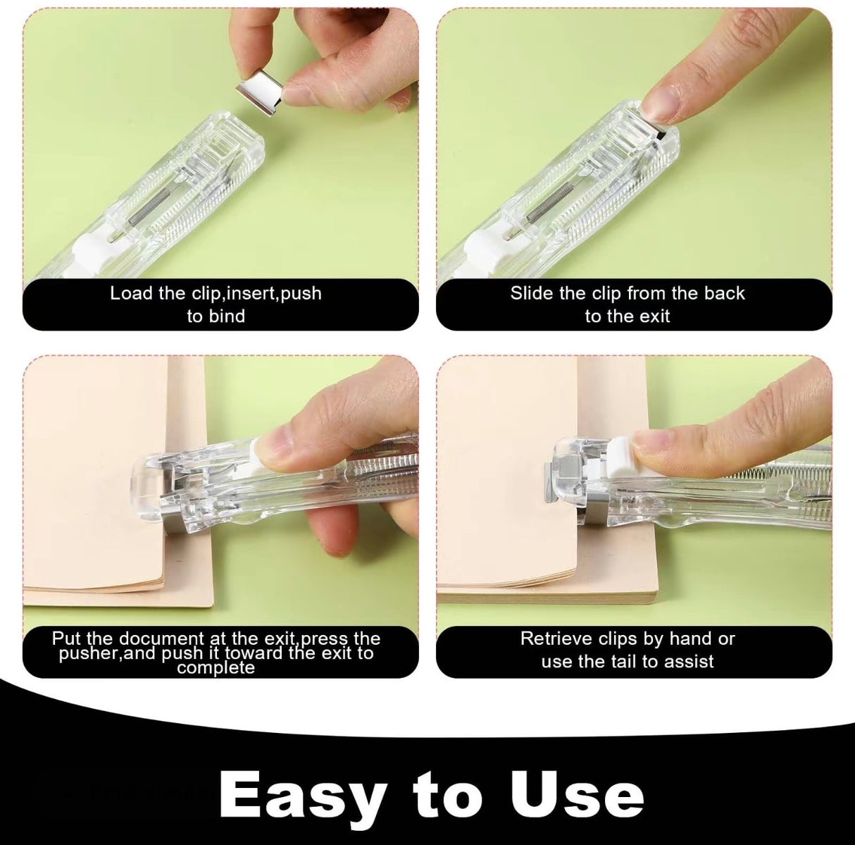 ClipEase Binder Stapler