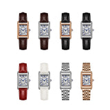 Watch Square Steel Band Quartz Watch Roman Numeral Waterproof Quartz Ladies Belt Watch - V.I.P Digital Presence