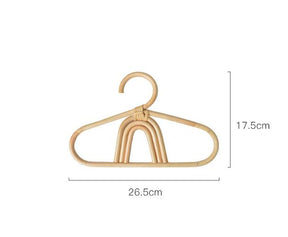 1pcs Handmade Vine Clothes Hanger Indonesian Vine Weaving Moon Sun Rainbow Style Children's Room Photography Room Decoration - V.I.P Digital Presence