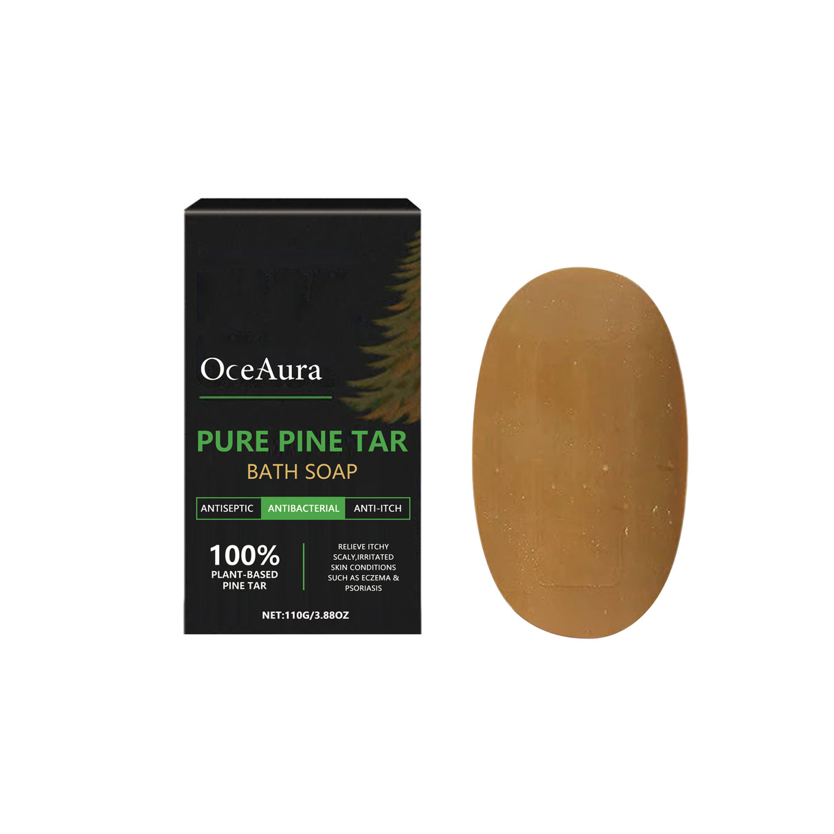 Pure Pine Tar Bath Soap Moisturizes And Cleanses Pores And Washes Delicate Skin Body Soap - V.I.P Digital Presence