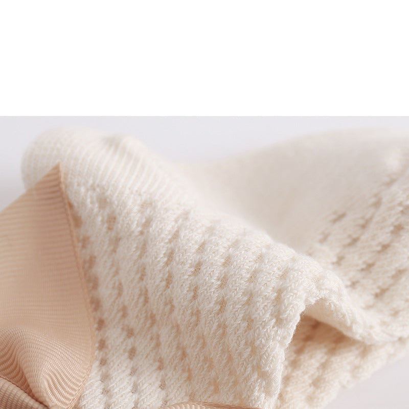 Children's Socks Combed Cotton Girl Baby Bow Princess Socks Hollow Mesh Dance Socks - V.I.P Digital Presence