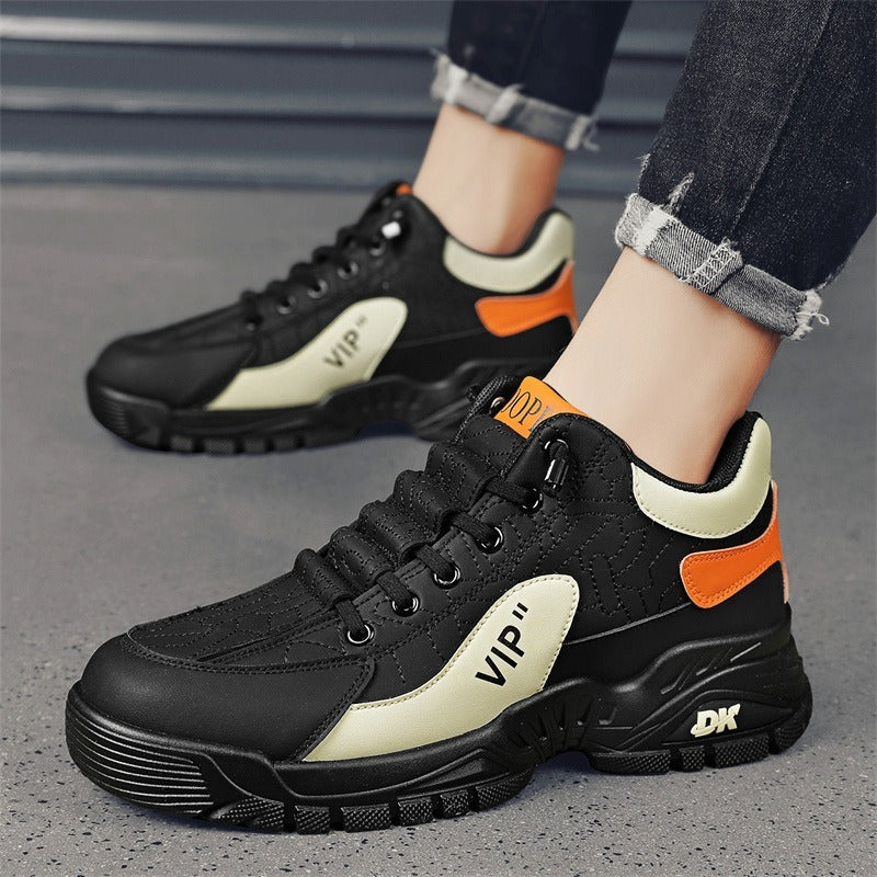 Autumn New Martin Shoes Men's Casual Sports Korean Edition High Top Thick Sole Men's Shoes Trendy British Style Workwear Shoes - V.I.P Digital Presence
