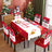 Christmas tablecloth, holiday decoration, elastic chair cover, household dining table, waterproof and dustproof tablecloth, fabric decorative tablecloth - V.I.P Digital Presence