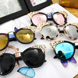 Fashion Luxury Rhinestone Cat Eye Sunglasses Women Brand Designer Mirror Lens Eyewear Men Sun Glasses Shades UV400 Oculos - V.I.P Digital Presence