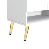 U-Can shoe cabinet with door, 11 layers with adjustable shelves, modern wooden shoe cabinet (PVC surface) - V.I.P Digital Presence