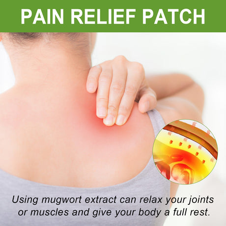 Wormwood Pain Relief Patch, Relieve Lumbar Neck Shoulder Vertebra Knee Joint Muscle Pain Discomfort Body Care Paste - V.I.P Digital Presence