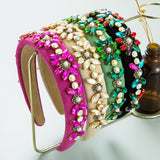 New Baroque Crystal Flower Headwear Wide Brim High Quality Hair Accessories - V.I.P Digital Presence
