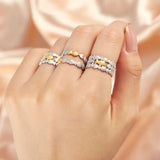 925 Sterling Silver Fish Open Ring - V.I.P Digital Presence