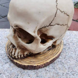 Decorative Halloween sculptures flower pots mummies creative crafts meditation skeletons - V.I.P Digital Presence
