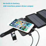 Lerranc Portable Folding 10W Solar Panels Charger 5V 2.1A USB Output Solar Cells for Cellphones Outdoors - V.I.P Digital Presence