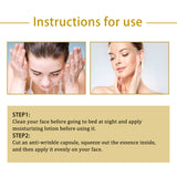 Suero antiarrugas con retinol: reduce las arrugas y líneas de expresión faciales con una esencia antiedad hidratante y reafirmante.