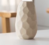 Simple retro frosted coarse pottery circular rust colored home black spot retro pastoral style ceramic vase - V.I.P Digital Presence