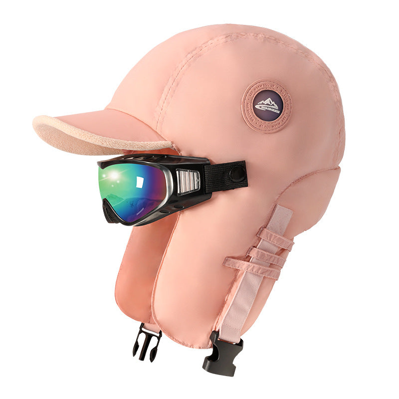 Winter ski hat warm hat men and women winter riding ear windproof plus velvet thickening pilot lei feng hat - V.I.P Digital Presence