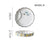 Dumpling plate sushi plate round square plate with soy sauce and vinegar partitioned snack plate ceramic plate for home use - V.I.P Digital Presence
