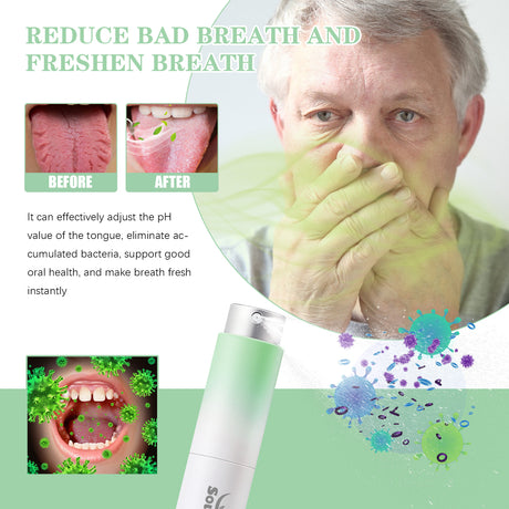 Fissured Tongue Relief Spray, Relieve Cracked Tongue And Fresh Breath Deodorizer Mouth Spray - V.I.P Digital Presence