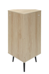 Corner cabinet ,Rattan door,Freestanding Corner Tables For Small Spaces, Corner Shelf Stand For Living Room, Kitchen - V.I.P Digital Presence