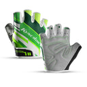 Guantes de ciclismo al aire libre de medio dedo para hombres y mujeres, deportivos, fitness, transpirables, de licra, con dedos cortos.