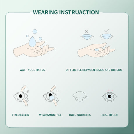 1Pair FDA Certificate Eyes Beautiful Pupil Colorful Girl Cosplay Contact Lenses  EMILY BROWN - V.I.P Digital Presence