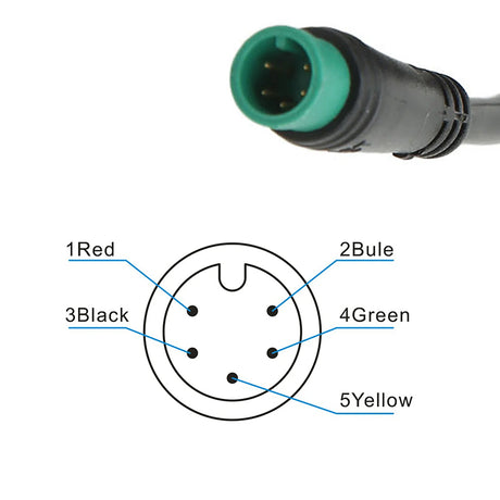 5 - Pin LCD Display Screen for M5 E - bikes: Speedometer & Control Panel, E - bike Accessory - V.I.P Digital Presence