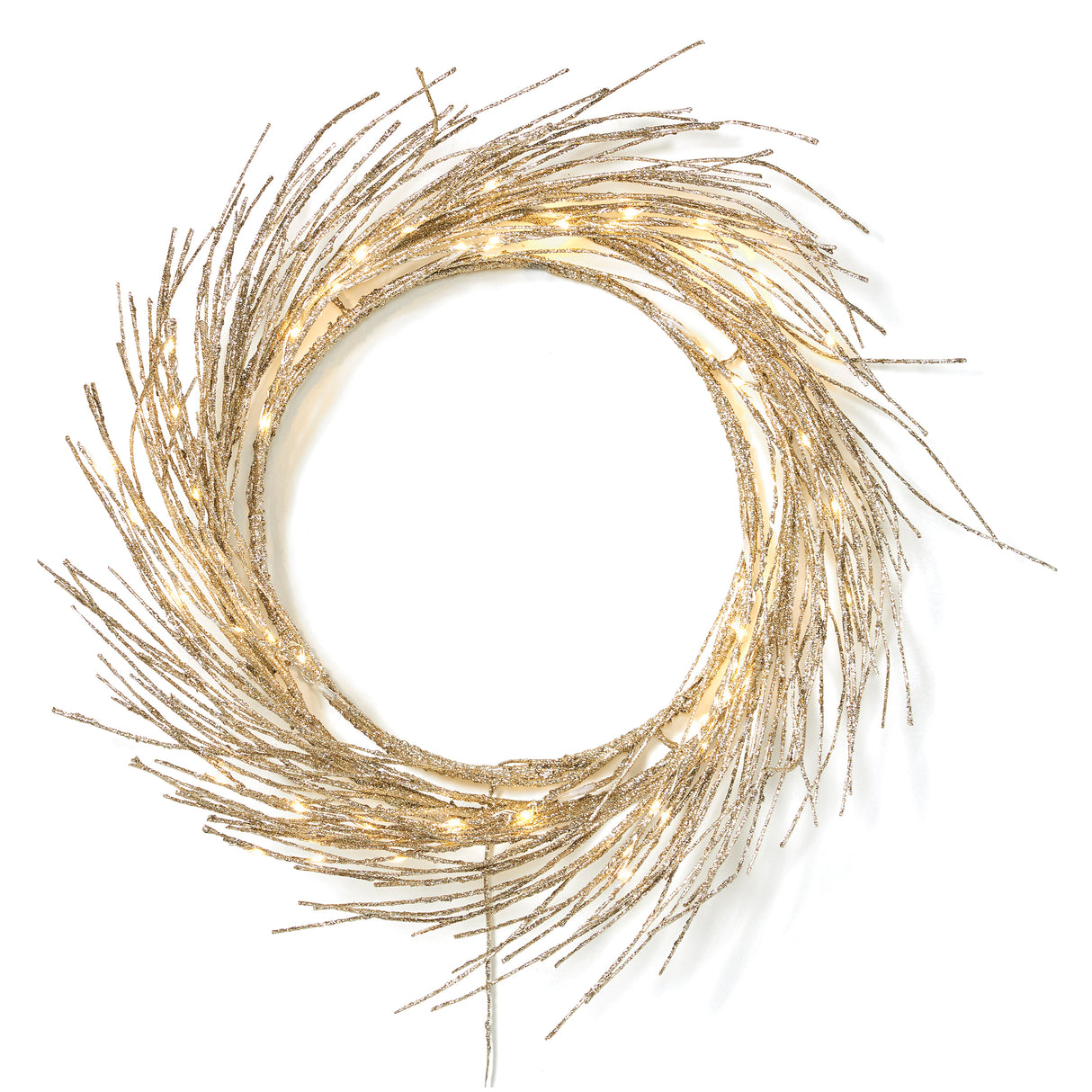 24" PAPER WREATH WITH LED LIGHTS - V.I.P Digital Presence