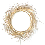 24" PAPER WREATH WITH LED LIGHTS - V.I.P Digital Presence