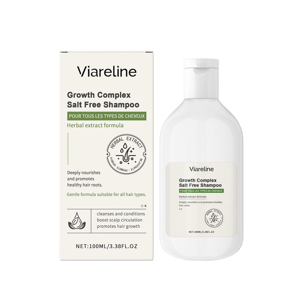 Herbal Hair Care Shampoo Gently Cleanses Scalp And Improves Frizzy Hair Care Shampoo - V.I.P Digital Presence