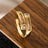 European and American luxury high-end ring for women, niche geometric opening ring, new - V.I.P Digital Presence
