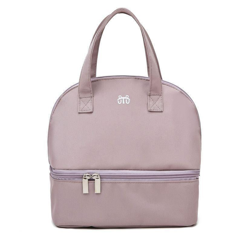Japanese style double layer portable lunch box bag picnic bag thick large capacity aluminum foil insulation bag - V.I.P Digital Presence
