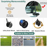 2-in-1 folding dog cart, pet folding cart, four-wheel dog/cat cart, waterproof pad, car seat, sun visor - V.I.P Digital Presence