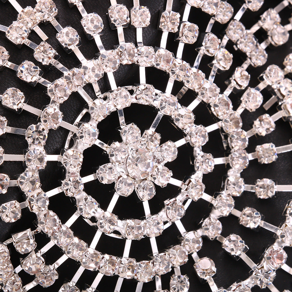 Exaggerated long flowing Su hair chain nightclub stage performance rhinestone hair accessories European and American headwear hair chain - V.I.P Digital Presence