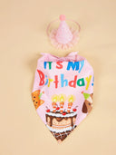 Dog Happy Birthday Decoration Dog Costume Hats Bowknot Bandana Neckerchief Bibs Banners Party Cat Dog Pets Accessories Perros - V.I.P Digital Presence