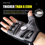 Half finger cycling gloves for men and women liquid silicone shock-absorbing and breathable sports bike fitness gloves - V.I.P Digital Presence